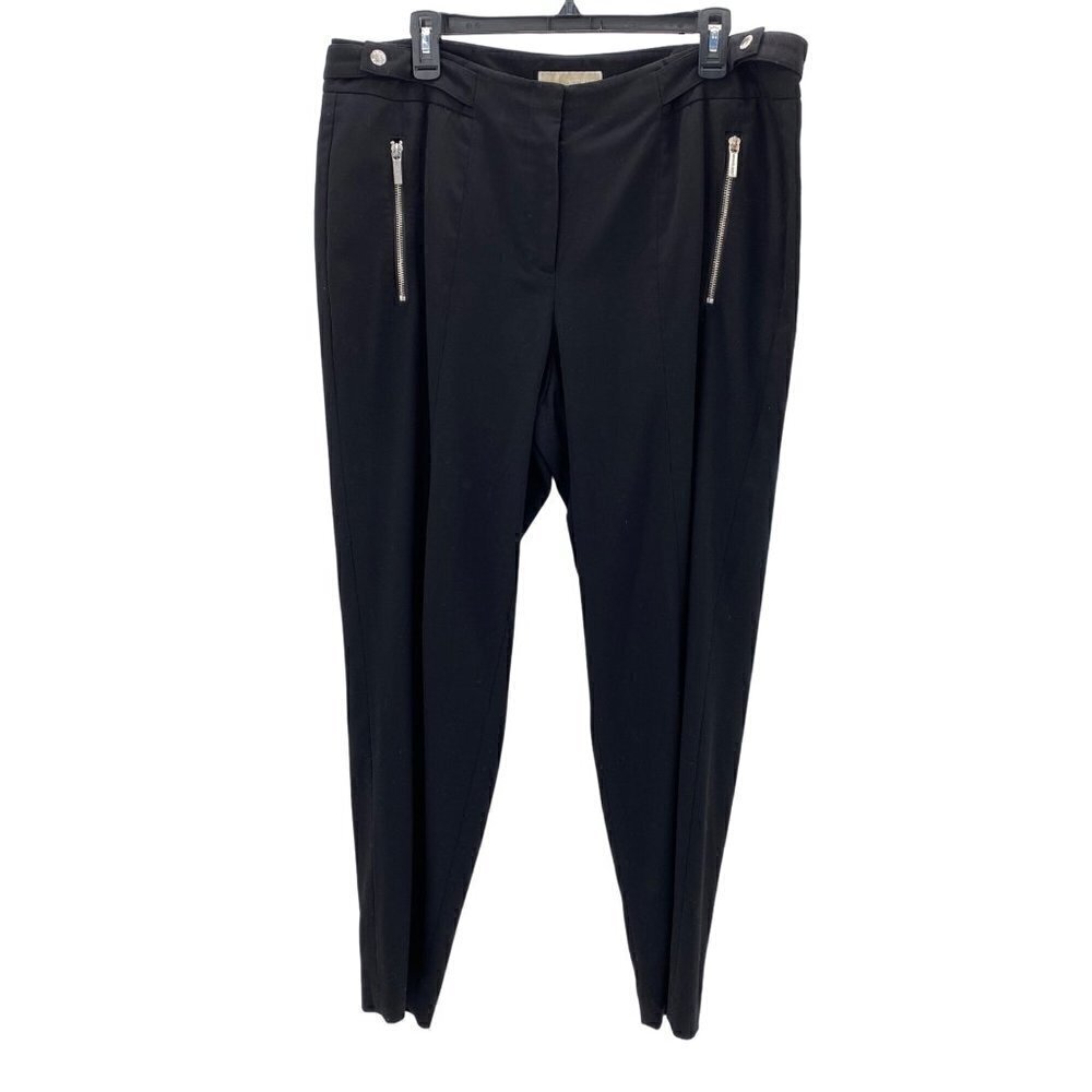 Michael Kors Black Pants Front Zipper Pockets Women’s Size 14W